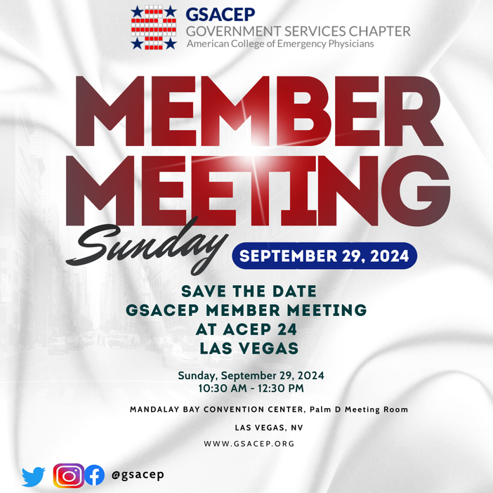 GSACEP Member Meeting at ACEP24