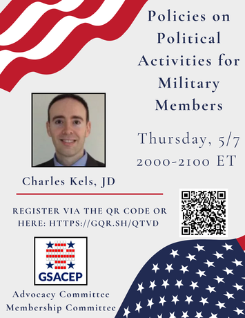 GSACEP Webinar: Policies on Political Activities for Military Members